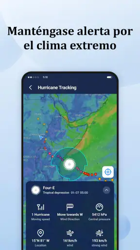 Pronóstico diario screenshot
