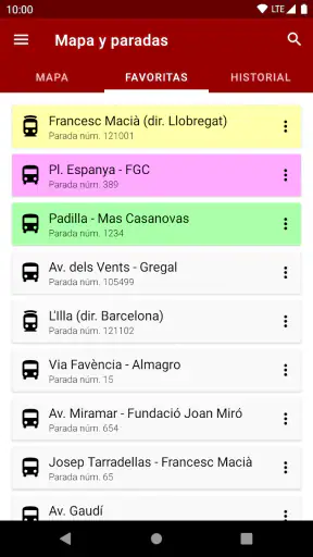 Próximo bus Barcelona screenshot 2