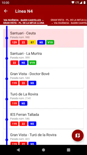 Próximo bus Barcelona screenshot 4