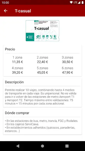 Próximo bus Barcelona screenshot 7