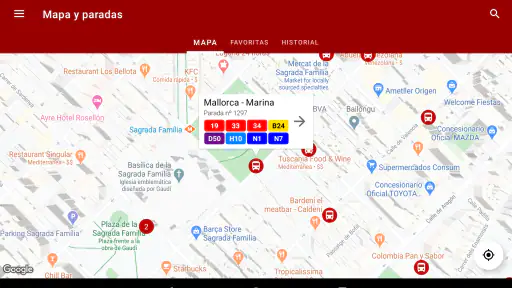 Próximo bus Barcelona screenshot 9