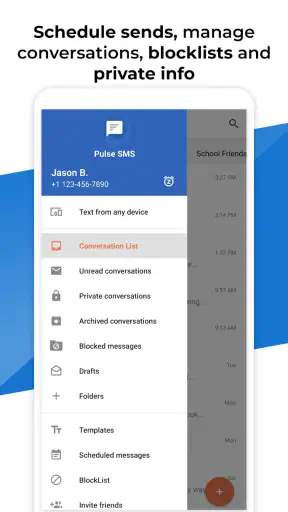 Pulse SMS - teléfono / web screenshot 7