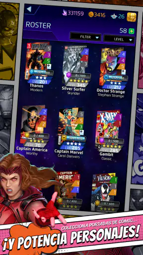 Puzles MARVEL: RPG de héroes screenshot 2