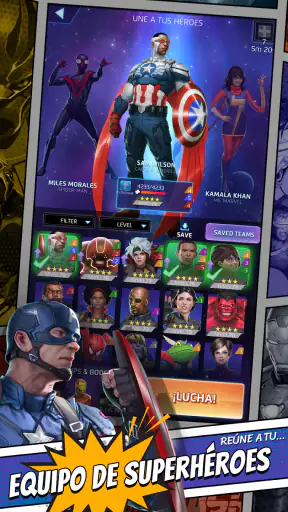 Puzles MARVEL: RPG de héroes screenshot 9