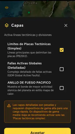 Radar Earth Terremoto screenshot 7
