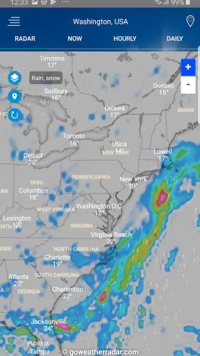 Radar meteorológico screenshot 7