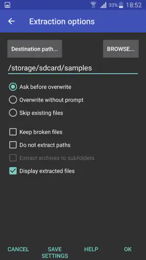 RAR screenshot 3