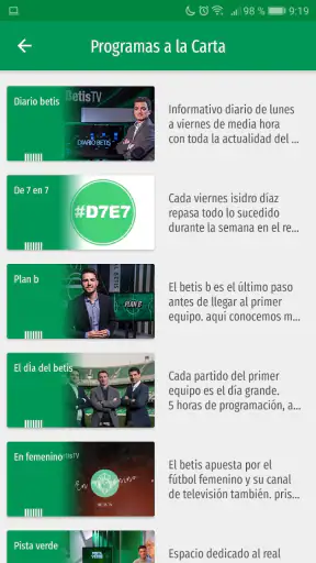Real Betis Balompié screenshot 8