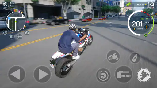 Real Moto Driving Racing World screenshot 10