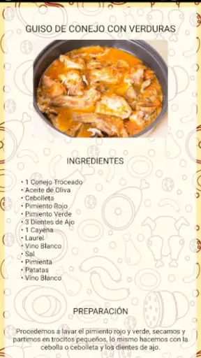 Recetas de Cocina Española screenshot 4