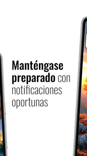 Reloj y clima transparente screenshot 2