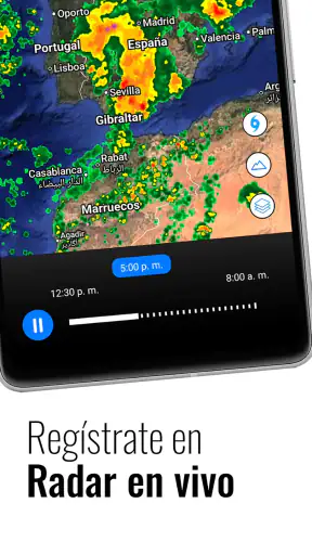 Reloj y clima transparente screenshot 8