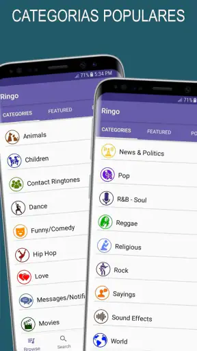 Ringo Tonos y Notificaciones screenshot 2