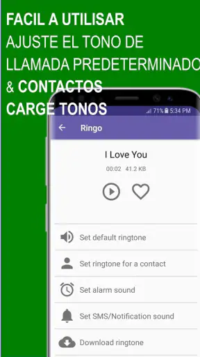 Ringo Tonos y Notificaciones screenshot 3