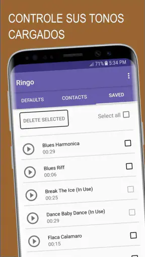 Ringo Tonos y Notificaciones screenshot 7