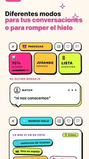 Rizr: Respuestas para Ligar screenshot 2