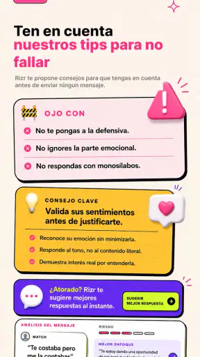 Rizr: Respuestas para Ligar screenshot 4