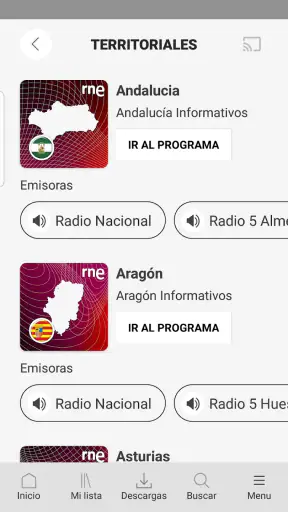 RNE Audio screenshot 3