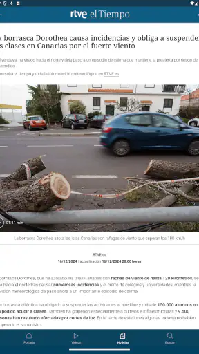RTVE el Tiempo screenshot 10