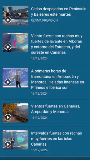 RTVE el Tiempo screenshot 2