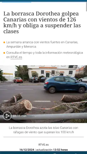 RTVE el Tiempo screenshot 5