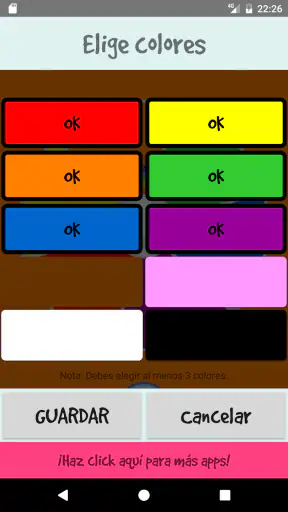 Ruleta Colores screenshot 2