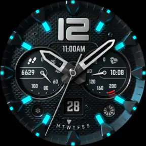 S4U Midnight Blue - watch face screenshot 9