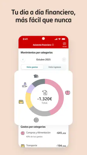 Santander España screenshot