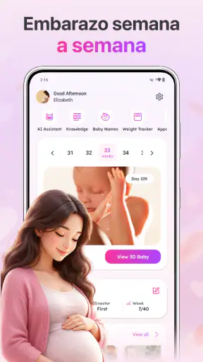 Seguimiento de Embarazo y Bebé screenshot 1