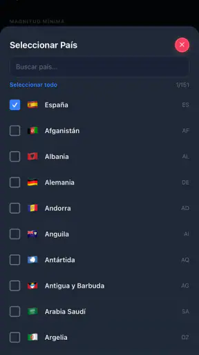 Seismo - Alertas de Terremotos screenshot 5