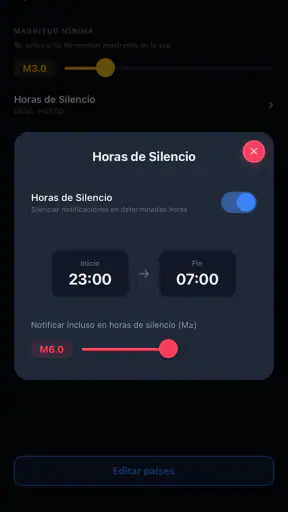 Seismo - Alertas de Terremotos screenshot 6