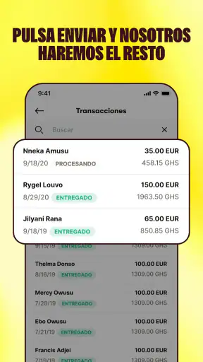 Sendwave: enviar dinero rápido screenshot 5