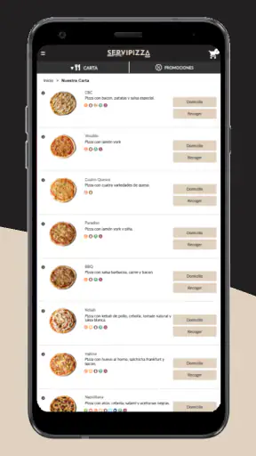 ServiPizza screenshot 2