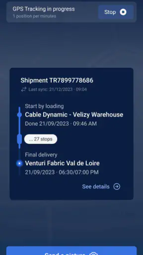Shippeo Driver screenshot 2