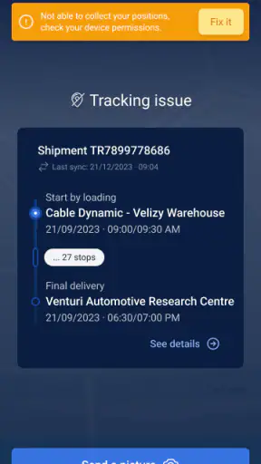 Shippeo Driver screenshot 3