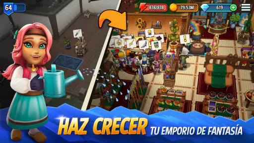 Shop Titans: Craft y Construye screenshot 1
