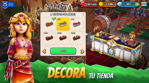 Shop Titans: Craft y Construye screenshot 3