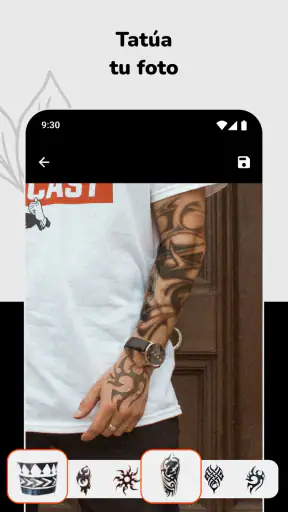Simular y Diseñar Tatuajes screenshot 2