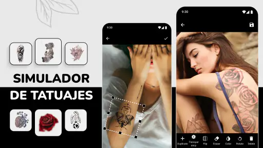 Simular y Diseñar Tatuajes screenshot 7
