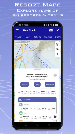 Ski Tracks Lite & Mapas screenshot 4