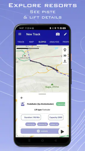 Ski Tracks Lite & Mapas screenshot 6