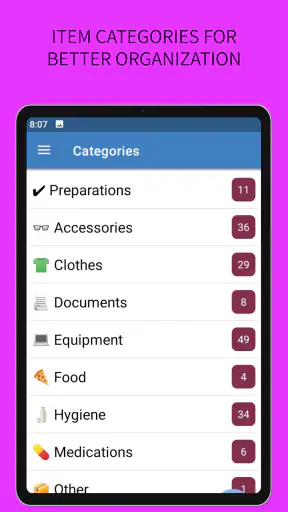 SmartPack - packing lists screenshot 10
