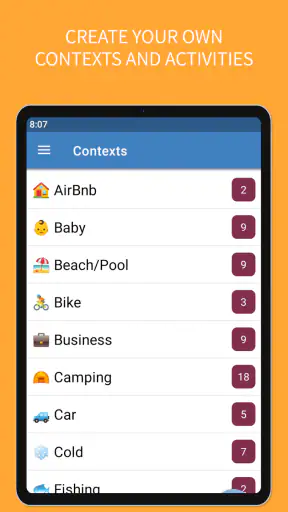 SmartPack - packing lists screenshot 9