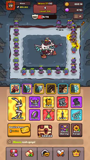 Smith Legend: Idle Rpg TD screenshot 8