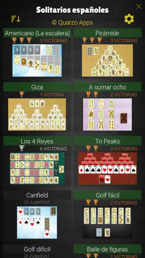 Solitarios españoles Colección screenshot 1