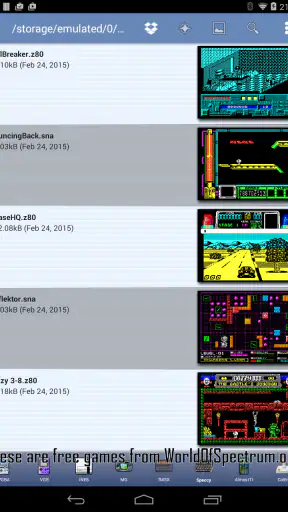 Speccy+ ZX Spectrum Emulator screenshot 2