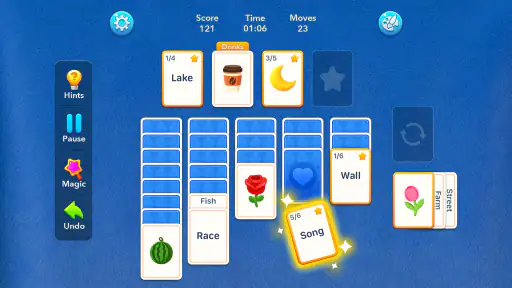 Spider Solitaire: Word Games screenshot 10