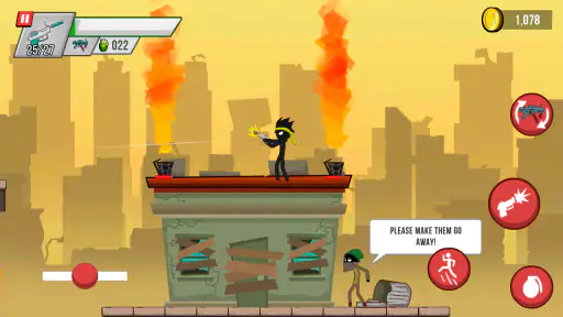 Stick vs Zombies: Plataformas screenshot 6