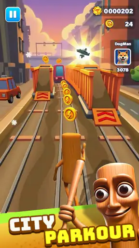 Subway Runner:Parkour Game screenshot