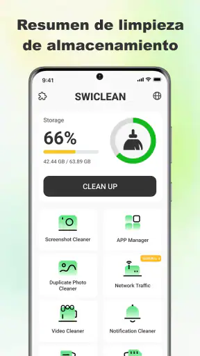 SwiClean — Basura y caché screenshot 1